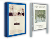 Light boxes and advertising poster cases